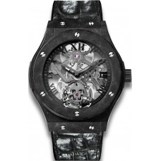 Réplique Hublot Classic Fusion Tourbillon Black Skull 505.UC.0140.LR.SKULL