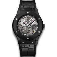 Réplique Hublot Classic Fusion Classico Ultra-Mince Tout Noir 45mm 515.CM.0140.LR