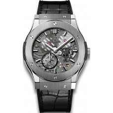 Réplique Hublot Classic Fusion squelette ultra-fin titane 45mm 515.NX.0170.LR