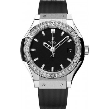 Réplique Hublot Classic Fusion Titane Diamants 33mm 581.NX.1170.RX.1104