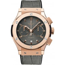 Réplique Hublot Classic Fusion Chrono Racing Gris Roi Or 45mm 521.OX.7080.LR