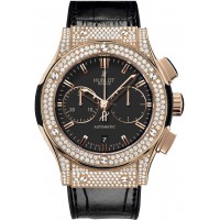 Réplique Hublot Classic Fusion Chronographe King Gold Pave 45mm 521.OX.1180.LR.1704