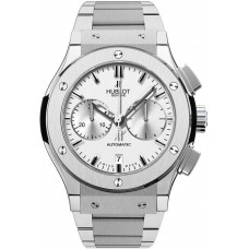 Réplique Hublot Classic Fusion Chrono Titane Opalin Bracelet 45mm 521.NX.2610.NX