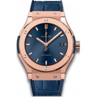 Réplique Hublot Classic Fusion Bleu Roi Or 45mm 511.OX.7180.LR