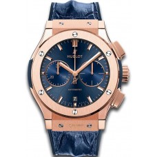 Réplique Hublot Classic Fusion Bleu Chronographe Roi Or 45mm 521.OX.7180.LR