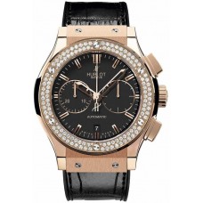 Réplique Hublot Classic Fusion Chronographe Roi Or Diamant 45mm 521.OX.1180.LR.1104