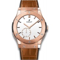 Réplique Hublot Classic Fusion Ultra-Thin King Or Blanc Brillant Cadran 515.OX.2210.LR