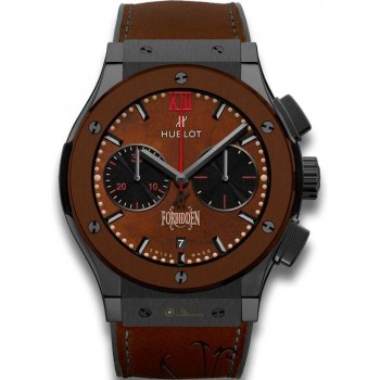 Réplique Hublot Classic Fusion Chronographe Noir Marron Céramique 521.CC.0589.VR.OPX14