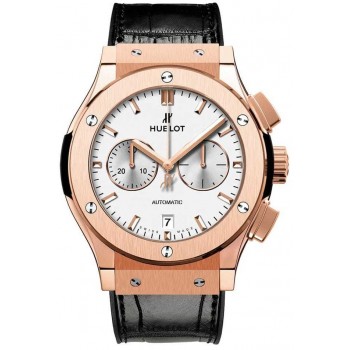 Réplique Hublot Classic Fusion Chronographe Or Rose 18 Carats Cadran Opalin 541.OX.2611.LR