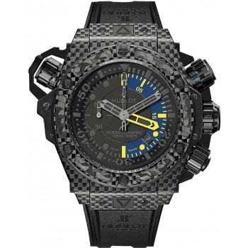 Réplique Hublot King Power Oceanographic 1000 Carbone 48mm 732.QX.1140.RX