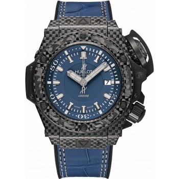 Réplique Hublot King Power Oceanographic 4000 Carbon Denim 48mm 731.QX.5190.GR