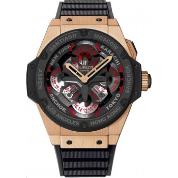 Réplique Hublot King Power Unico GMT King Or Céramique 48mm 771.OM.1170.RX