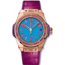 Réplique Hublot Big Bang One Click Pop Art Roi Or Rose 465.OP.5189.LR.1233.POP16