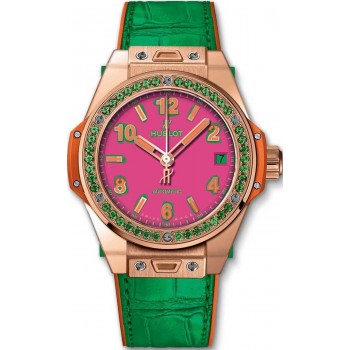 Réplique Hublot Big Bang One Click Pop Art Roi Or Pomme 465.OG.7398.LR.1222.POP16