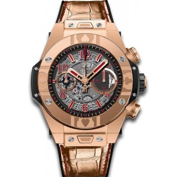 Réplique Hublot Big Bang Unico World Poker Tour King Gold 411.OX.1180.LR.WPT15