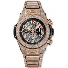 Réplique Hublot Big Bang Unico King Or Pavé Bracelet 411.OX.1180.OX.3704