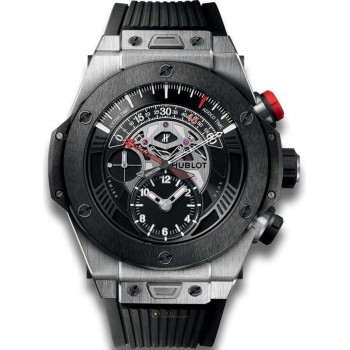 Réplique Hublot Big Bang Unico Bi-Rétrograde Chrono Titane Céramique 413.NM.1127.RX