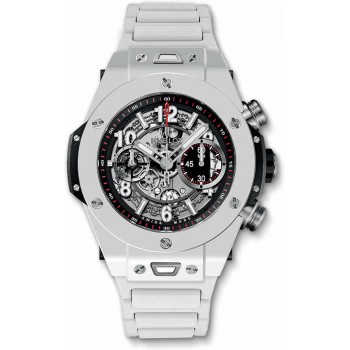 Réplique Hublot Big Bang Unico Bracelet Céramique Blanche 411.HX.1170.HX