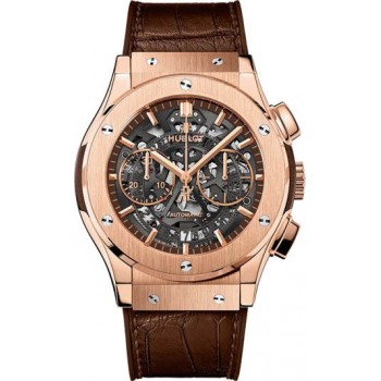 Réplique HUBLOT AERO CHRONOGRAPHE KING GOLD BROWN 525.OX.3280.LR