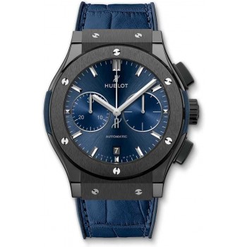 Réplique Hublot Classic Fusion Céramique Bleu Chronographe 521.CM.7170.LR