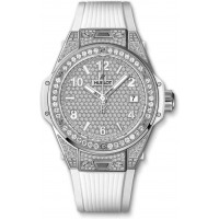 Réplique Hublot Big Bang One Click Acier Blanc Plein Pavé 465.SE.9010.RW.1604