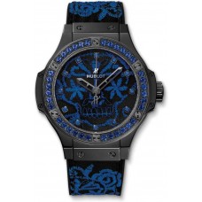 Réplique Hublot Big Bang Broderie Sugar Skull Bleu Cobalt Fluo 343.CL.6590.NR.1201