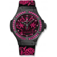 Réplique Hublot Big Bang Broderie Sugar Skull Fluo Rose Vif 343.CP.6590.NR.1233