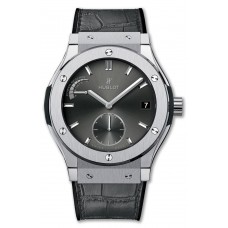 Réplique Hublot Classic Fusion Réserve de Marche Titane Racing Gris 45 mm 516.NX.7070.LR