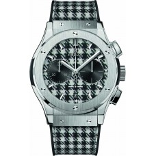 Réplique Hublot Classic Fusion Chronograph Italia Indépendant Pied De Poule 521.NX.2702.NR.ITI17