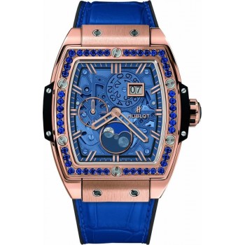 Réplique Hublot Spirit of Big Bang King Or Bleu Foncé 647.OX.5181.LR.1201