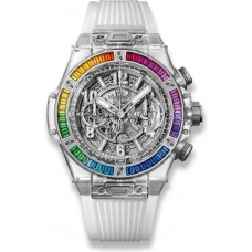 Réplique Hublot Big Bang Unico Saphir Arc-en-ciel 411.JX.4803.RT.4099