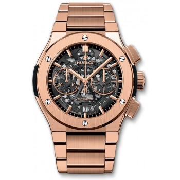 Réplique Hublot Classic Fusion Aerofusion Roi d'or Bracelet 528.OX.0180.OX