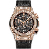 Réplique Hublot Classic Fusion Aerofusion King Gold Pave 525.OX.0180.LR.1704