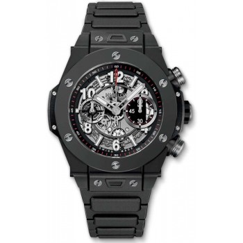 Réplique Hublot Big Bang Unico Bracelet Magique Noir 45mm 411.CI.1170.CI