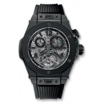 Réplique Hublot Big Bang Tourbillon Chronographe Répétition Minutes Cathédrale All Black 404.CI.0110.RX