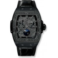 Réplique Hublot Spirit of Big Bang Moonphase All Black Diamonds