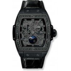 Réplique Hublot Spirit of Big Bang Moonphase All Black Diamonds