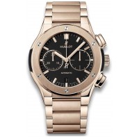 Réplique Hublot Classic Fusion Chronographe Roi Bracelet Or 520.OX.1180.OX