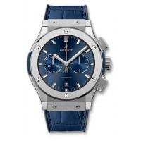 Réplique Hublot Classic Fusion Bleu Chronographe Titane 541.NX.7170.LR