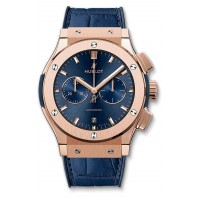 Réplique Hublot Classic Fusion Bleu Chronographe Roi Or 541.OX.7180.LR