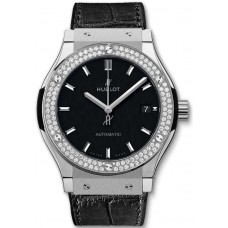 Réplique Hublot Classic Fusion Titane Diamants 42mm 542.NX.1171.LR.1104