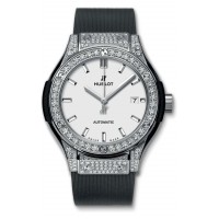 Réplique Hublot Classic Fusion Titane Pavé Opalin 582.NX.2610.RX.1704