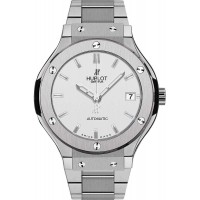 Réplique Hublot Classic Fusion Titane Opalin 38mm sur Bracelet 568.NX.2610.NX