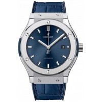 Réplique Hublot Classic Fusion Titane Bleu 42mm 542.NX.7170.LR