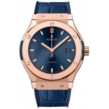 Réplique Hublot Classic Fusion King Or Bleu 42mm 542.OX.7180.LR