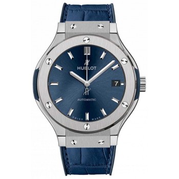 Réplique Hublot Classic Fusion Titane Bleu 38mm 565.NX.7170.LR