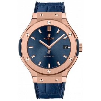 Réplique Hublot Classic Fusion King Or Bleu 38mm 565.OX.7180.LR