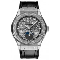 Réplique Hublot Classic Fusion Aerofusion Titane Diamants 42mm 547.NX.0170.LR.1104