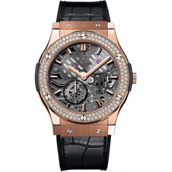 Réplique Hublot Classic Fusion King Or Diamants 42mm 547.OX.0180.LR.1104