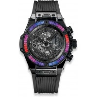 Réplique Hublot Big Bang Unico All Black Sapphire Galaxy 411.JB.4901.RT.4098